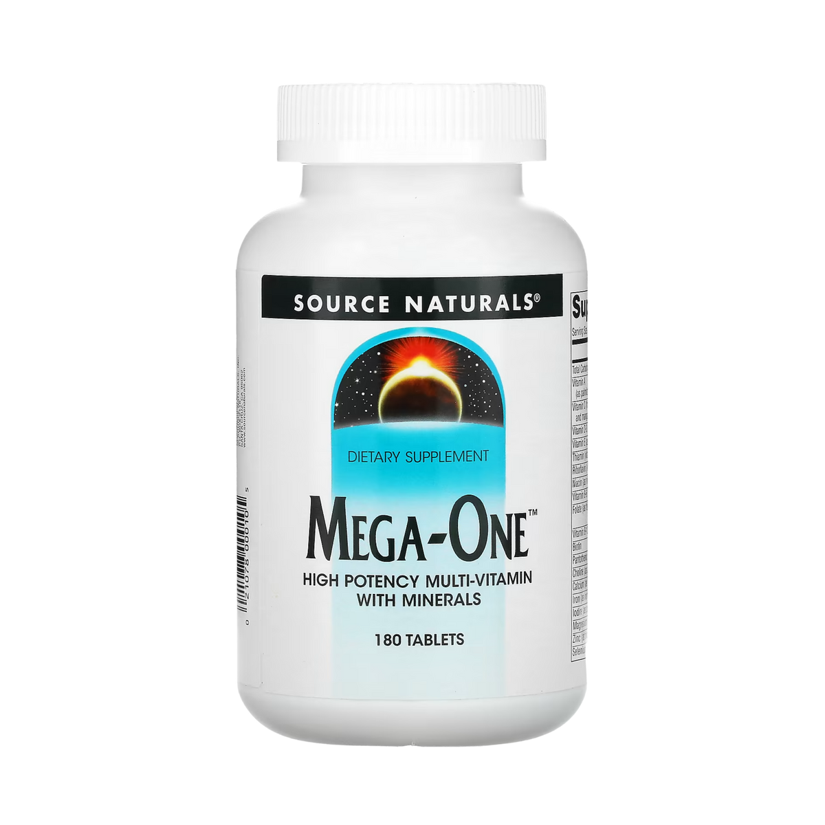 Source Naturals, Mega-One Multi-Vitamin with Minerals, 180 Tablets