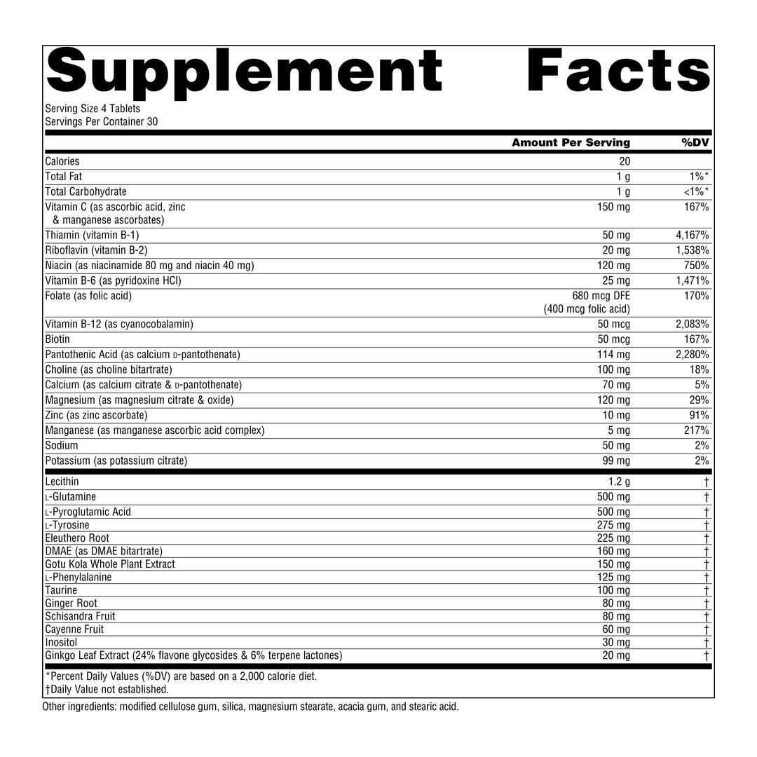 Source Naturals, Mental Edge, 120 tablets