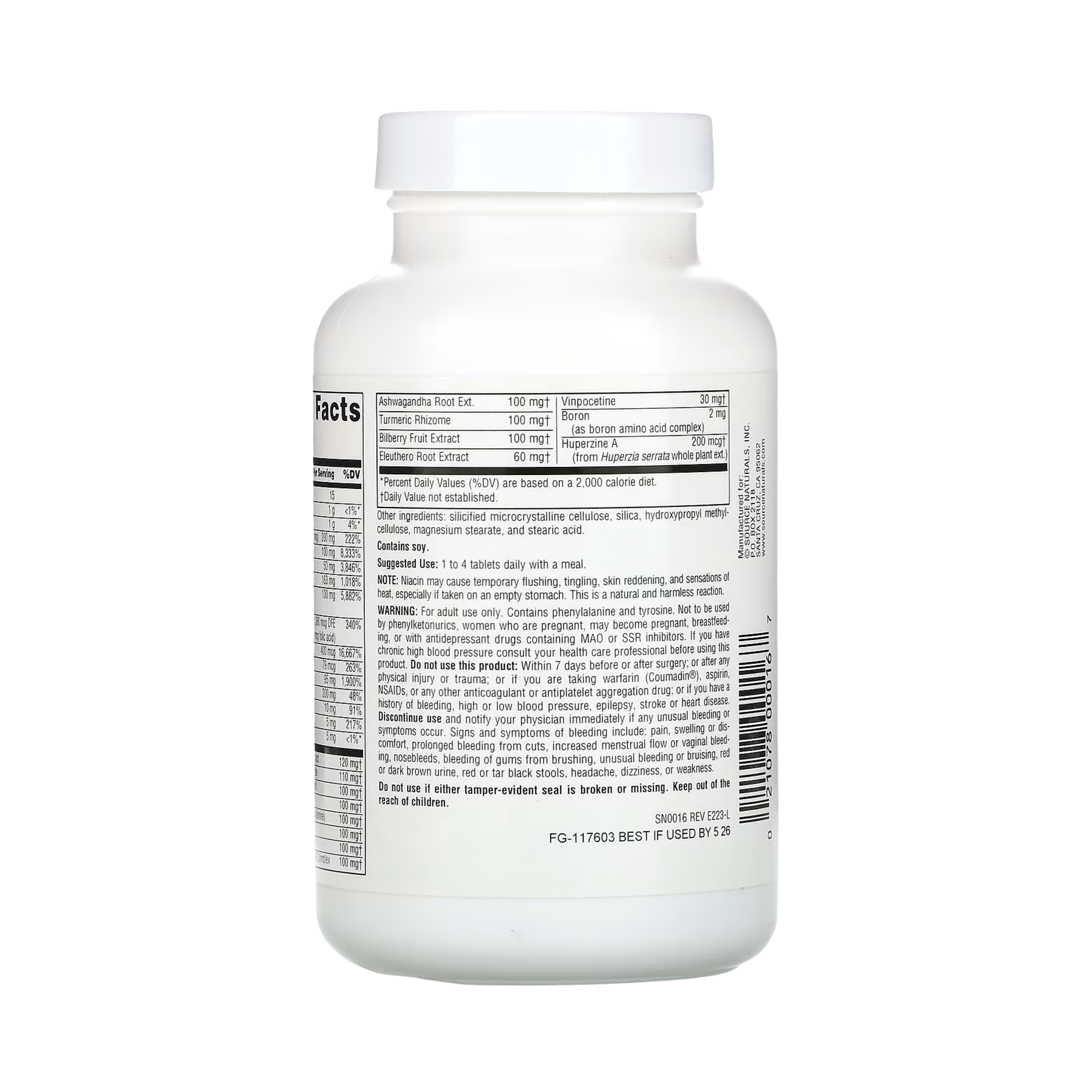 Source Naturals, Higher Mind, 90 Tablets