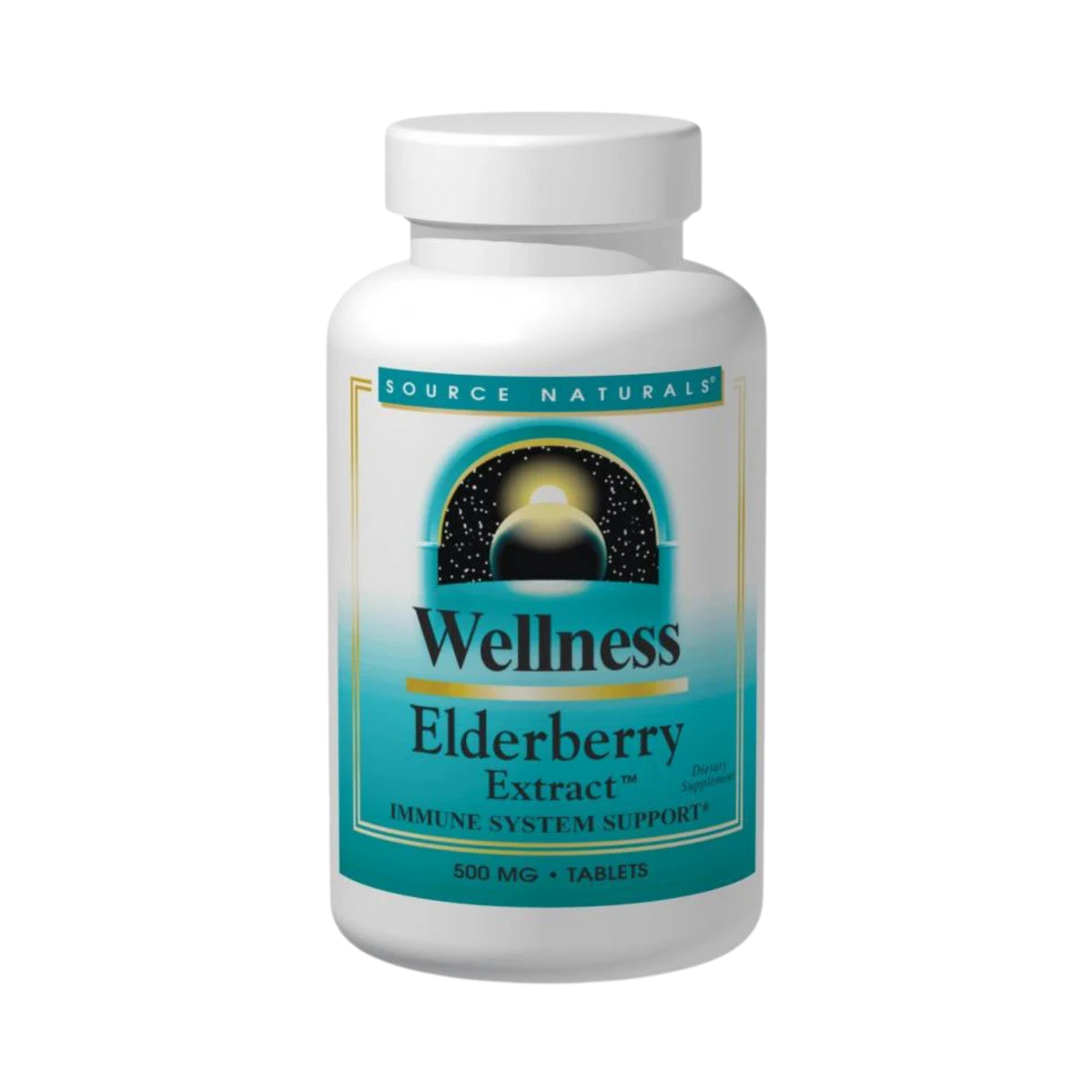 Source Naturals, Wellness Elderberry Extract, 500 Mg, 60 Tablets