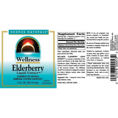 Source Naturals, Wellness Elderberry Liquid Extract, 2 Oz