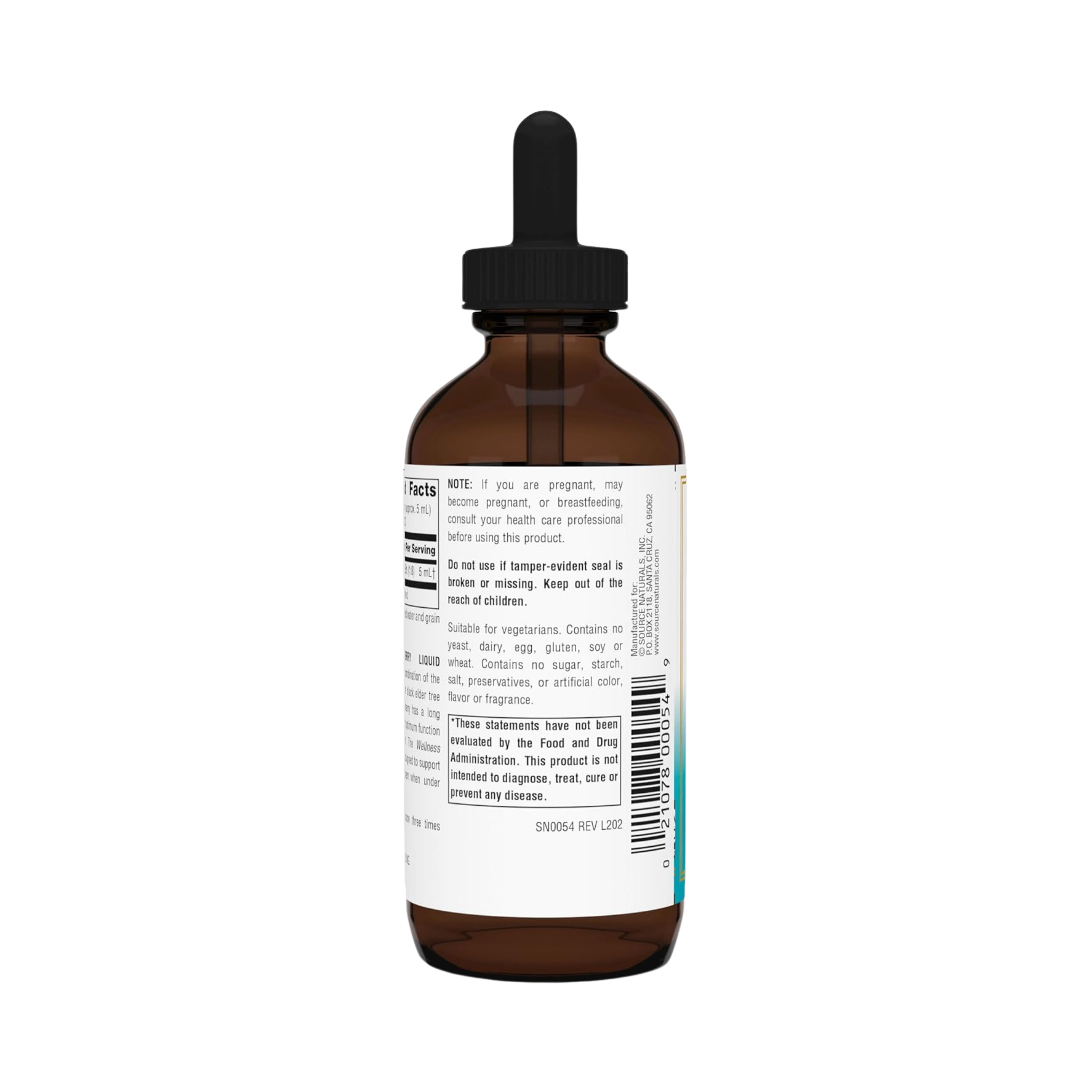Source Naturals, Wellness Elderberry Liquid Extract, 4 Oz