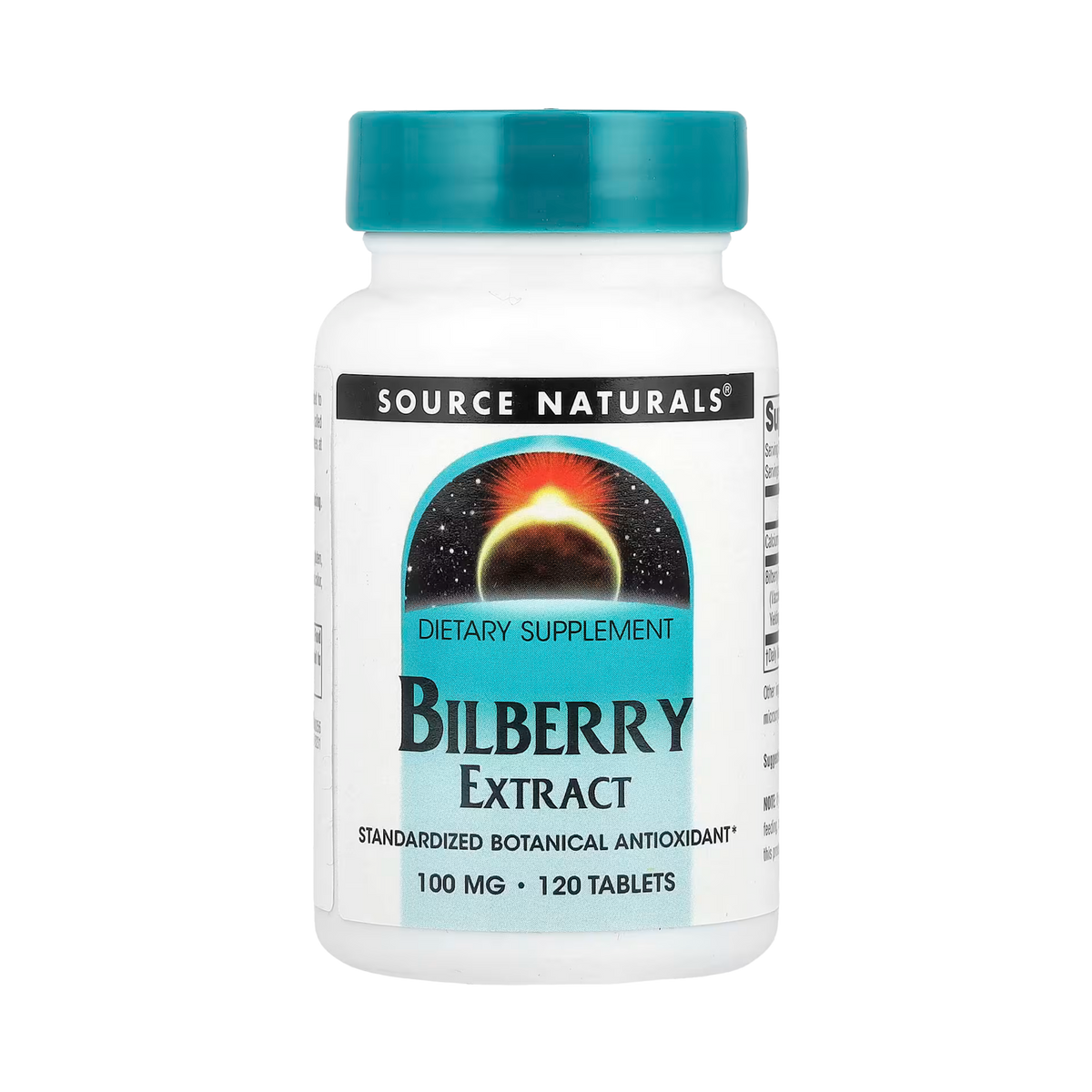 Source Naturals, Bilberry Extract, 100 Mg, 120 Tablets