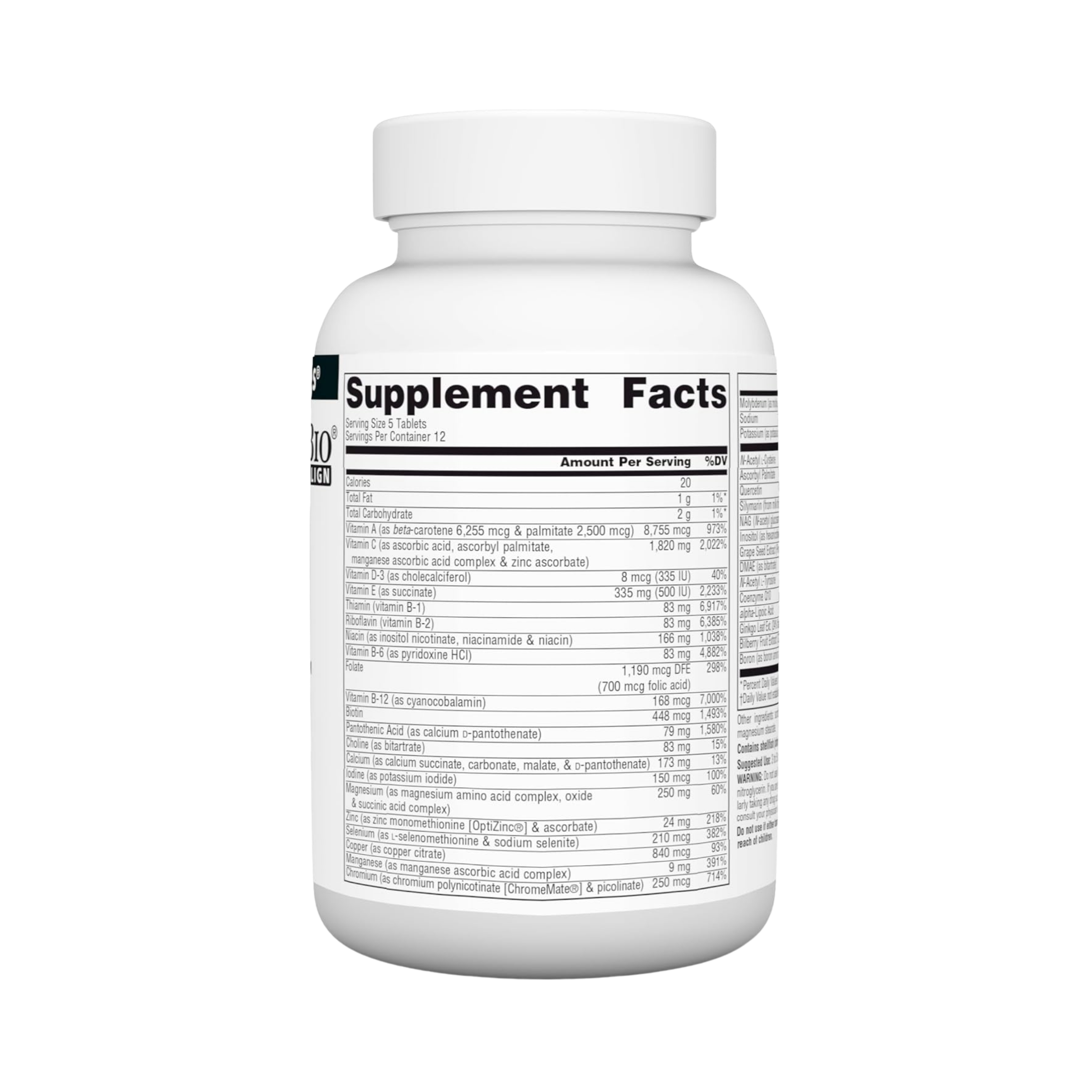 Source Naturals, Elan Vital, Multiple, 60 Tablets