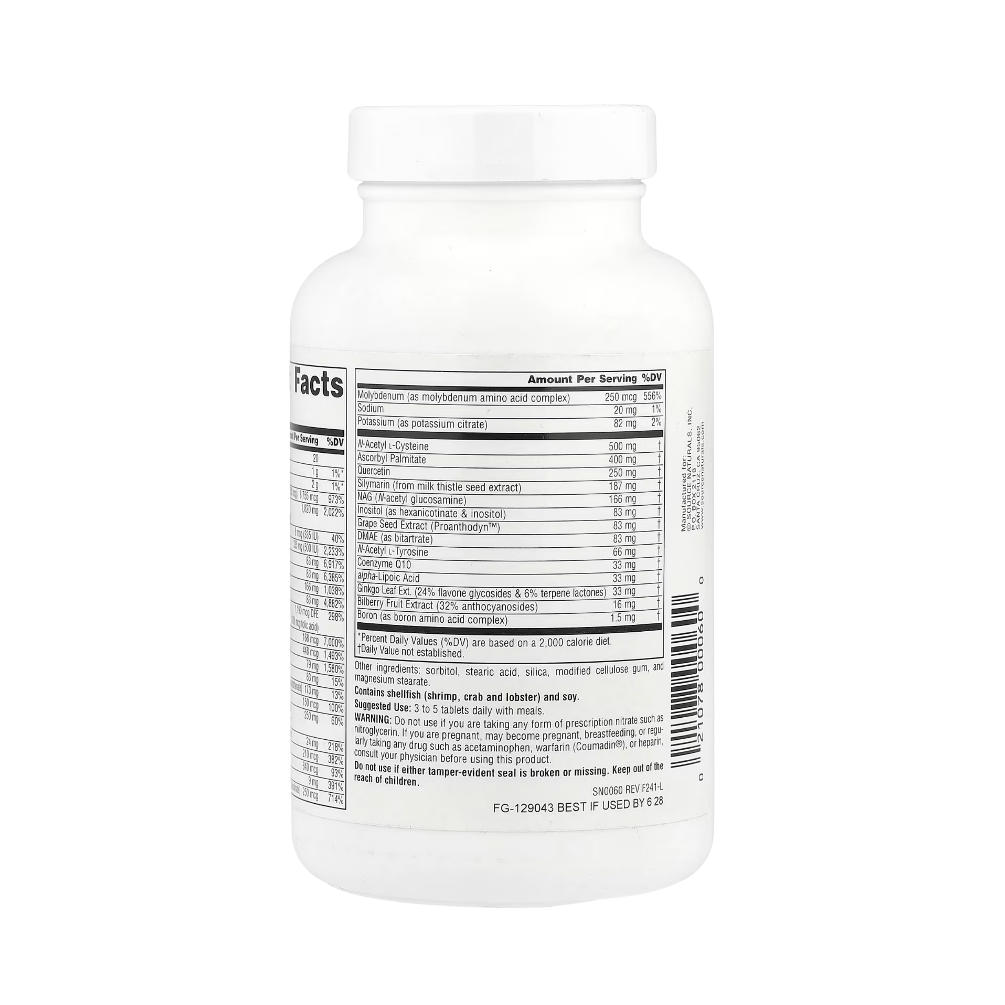 Source Naturals, Elan Vital, Multiple, 90 Tablets