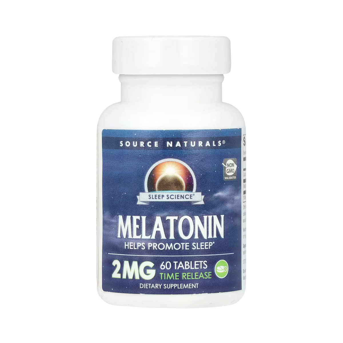 Source Naturals, Sleep Science Melatonin, 2 Mg, 60 Time Release Tablets
