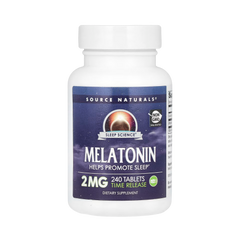 Source Naturals, Sleep Science Melatonin, 2 Mg, 240 Time Release Tablets