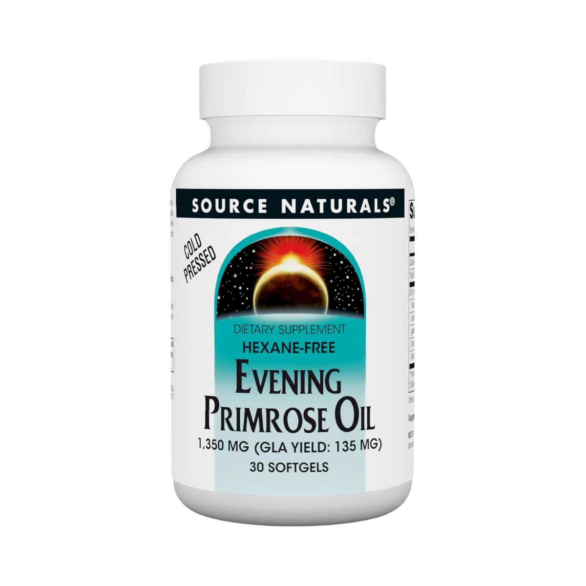Source Naturals, Evening Primrose Oil, Hexane-Free, 1350 Mg, 30 Softgels