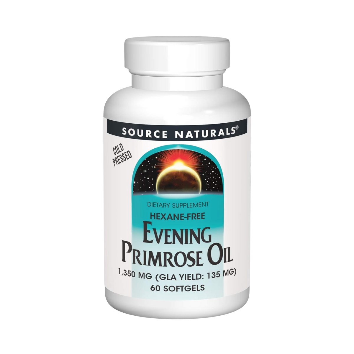 Source Naturals, Evening Primrose Oil, Hexane-Free, 1350 Mg, 60 Softgels