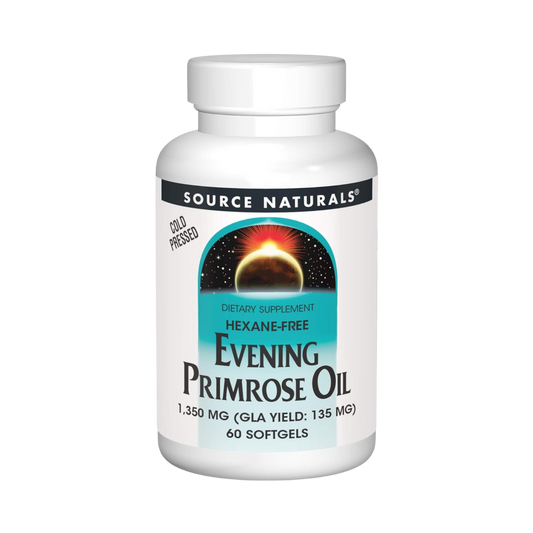 Source Naturals, Evening Primrose Oil, Hexane-Free, 1350 Mg, 60 Softgels
