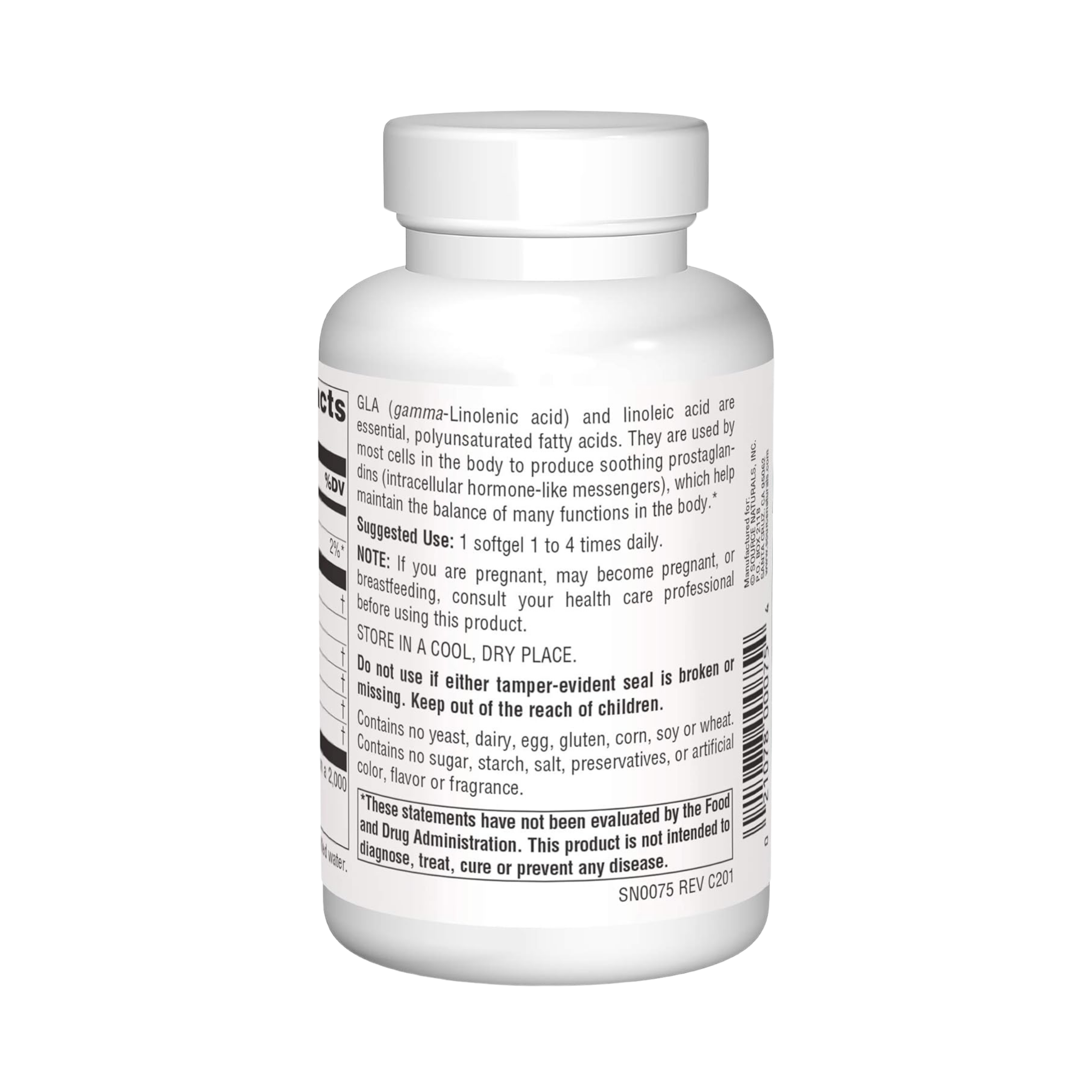 Source Naturals, Evening Primrose Oil, Hexane-Free, 1350 Mg, 60 Softgels