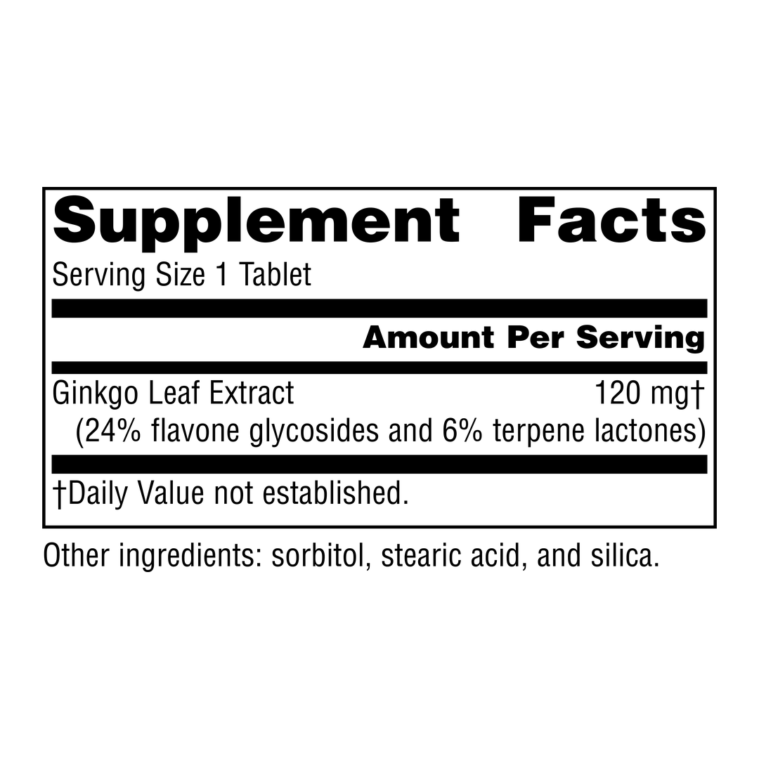 Source Naturals, Ginkgo-24, 120 Mg, 30 Tablets