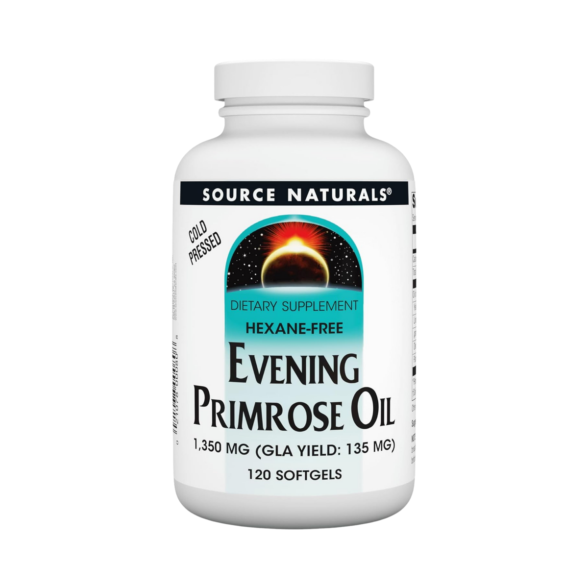 Source Naturals, Evening Primrose Oil, Hexane-Free, 1350 Mg, 120 Softgels