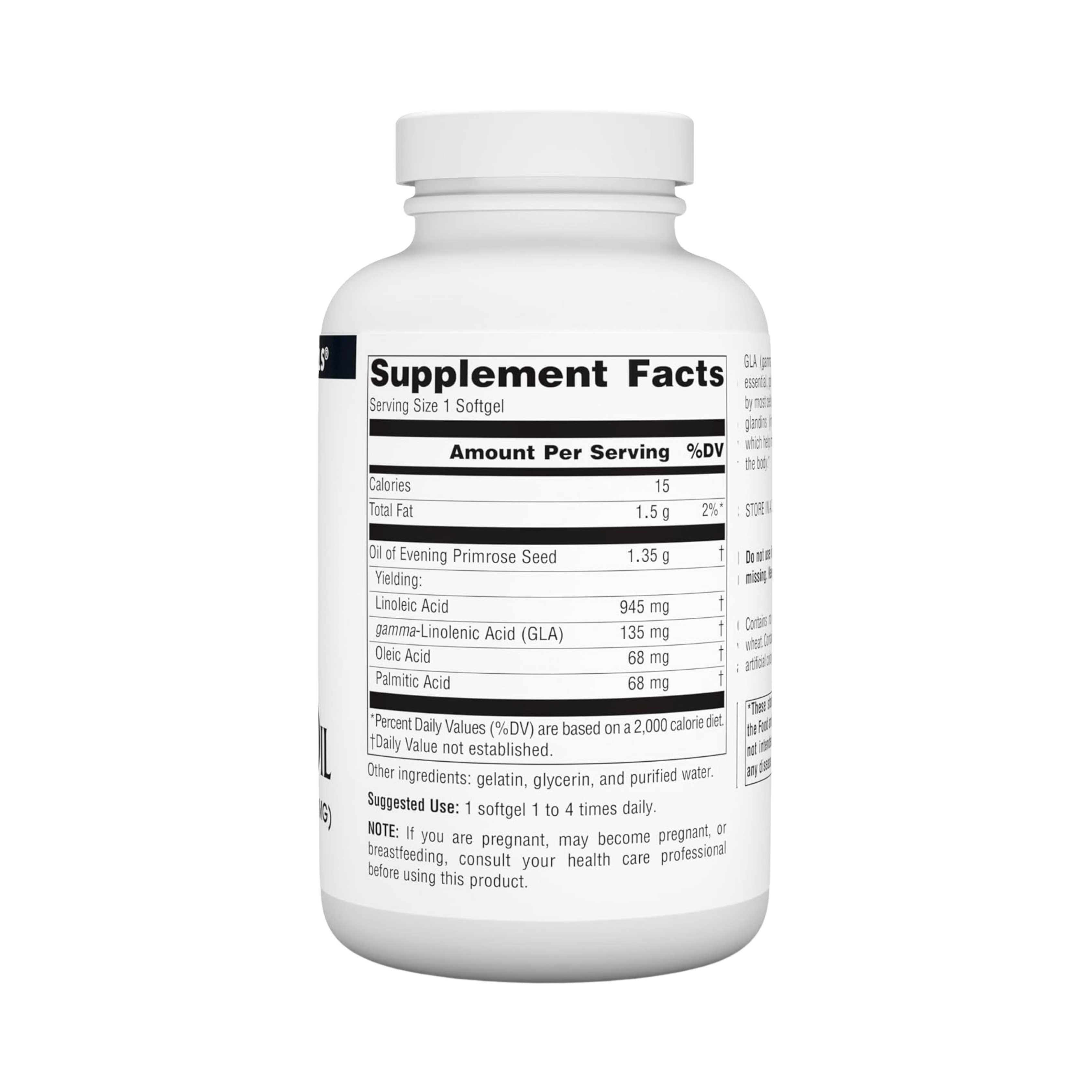 Source Naturals, Evening Primrose Oil, Hexane-Free, 1350 Mg, 120 Softgels