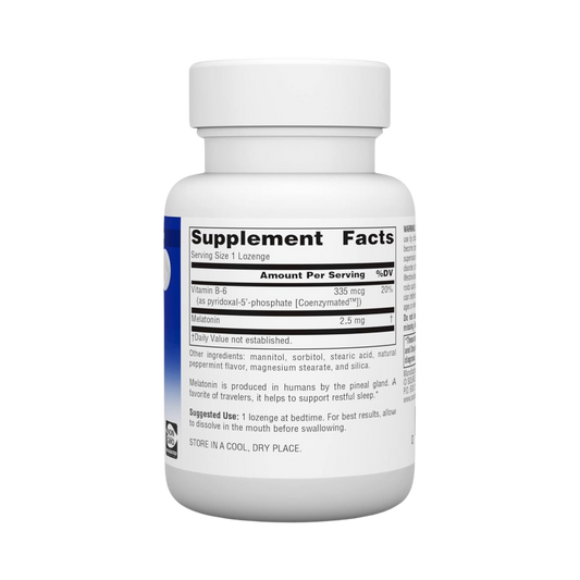 Source Naturals, Sleep Science, Melatonin, Peppermint, 2.5 Mg, 120 Lozenges
