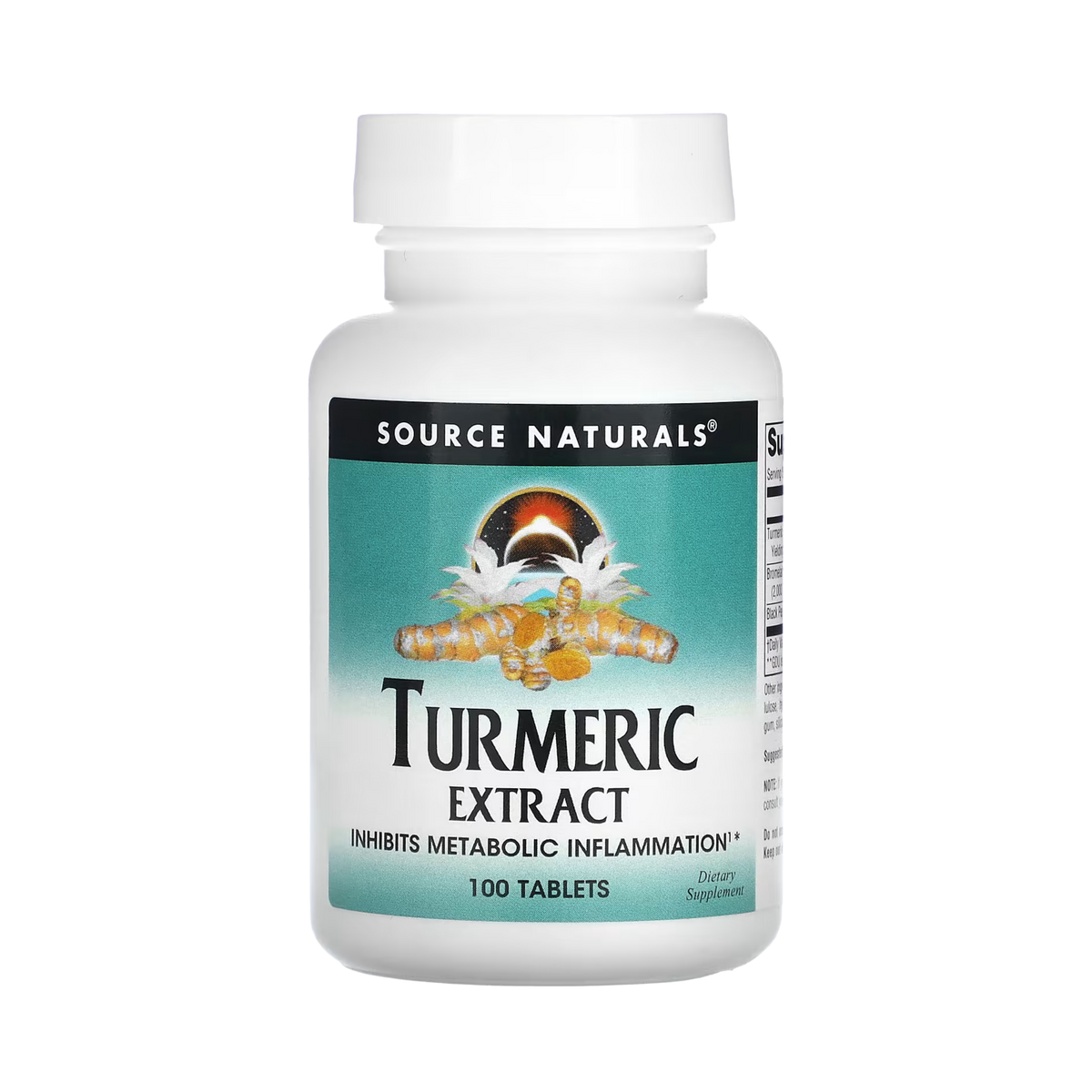 Source Naturals, Turmeric Extract, 100 Tablets