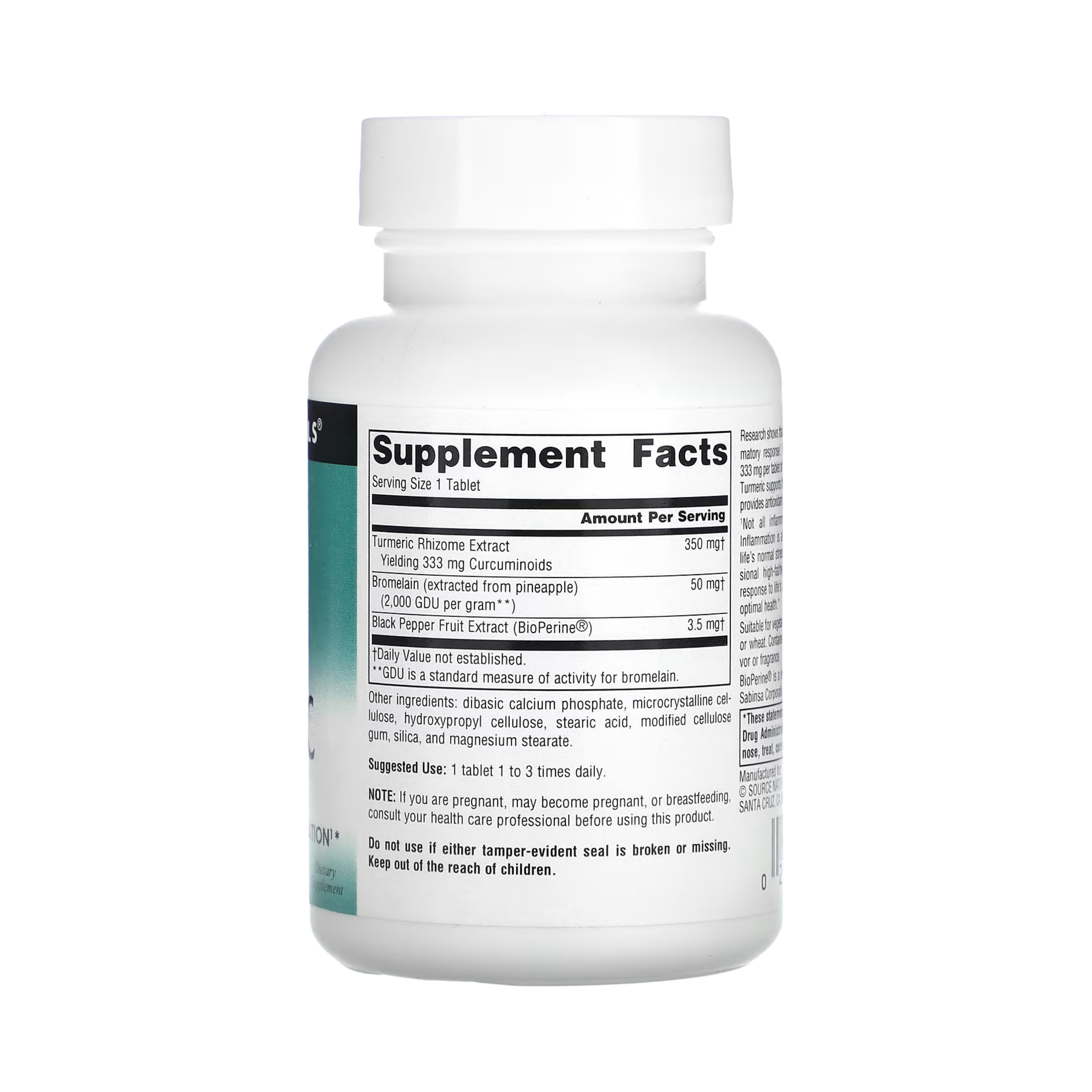 Source Naturals, Turmeric Extract, 100 Tablets