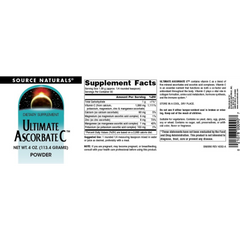 Source Naturals, Ultimate Ascorbate C, 4 Oz Powder