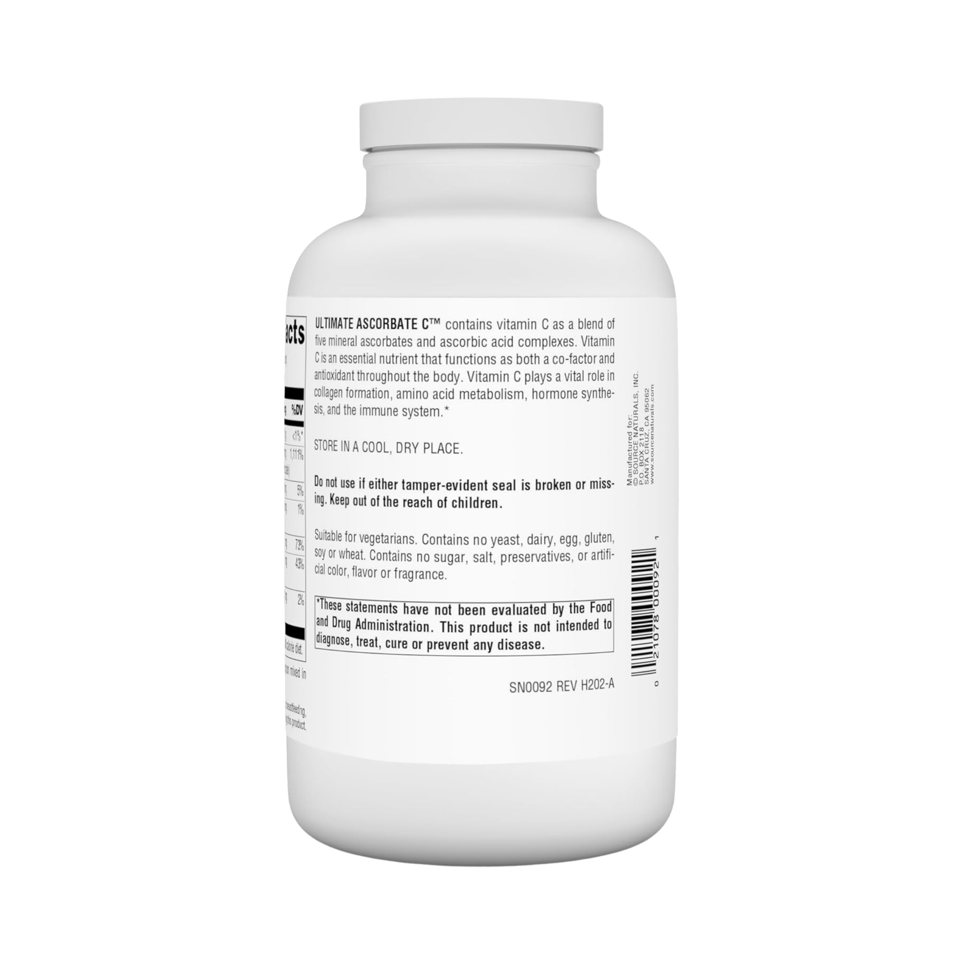 Source Naturals, Ultimate Ascorbate C, 16 Oz Powder