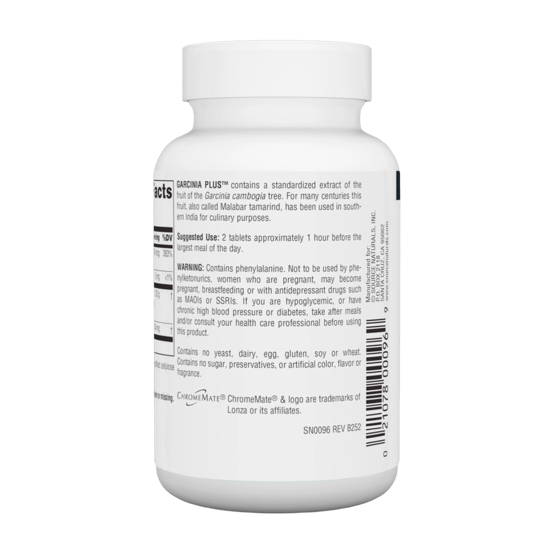 Source Naturals, Garcinia plus, 120 Tablets
