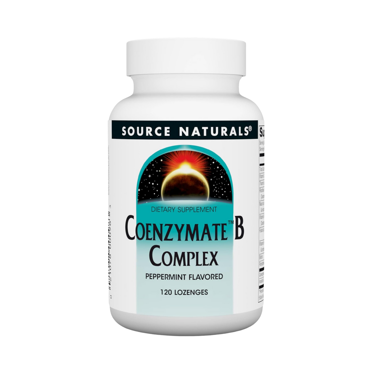 Source Naturals, Coenzymate B Complex, 120 Peppermint Lozenge