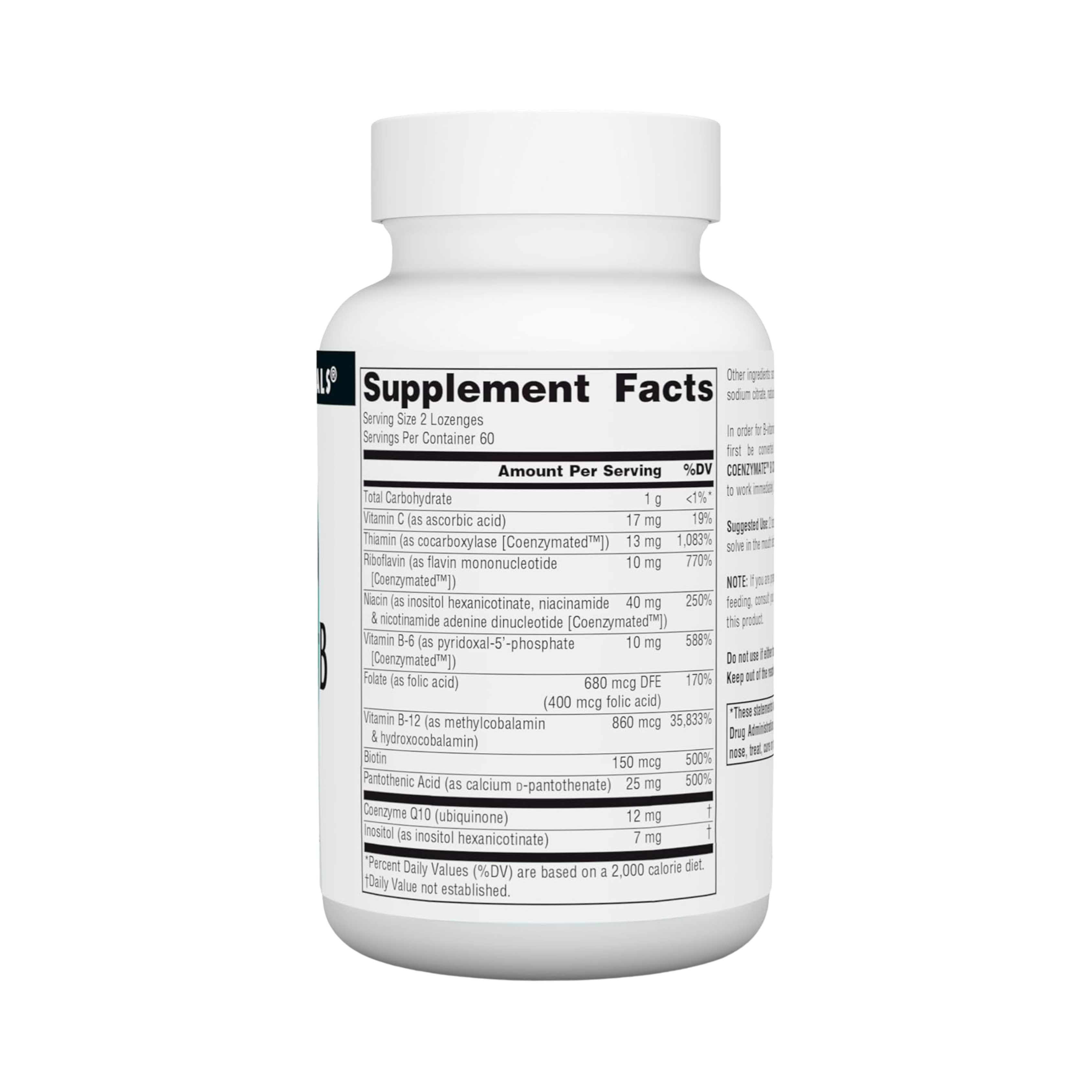 Source Naturals, Coenzymate B Complex, 120 Peppermint Lozenge