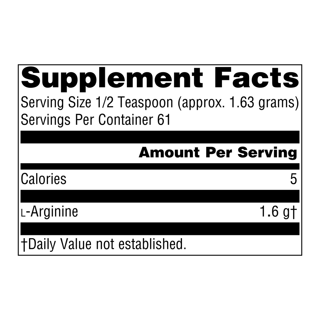 Source Naturals, L-Arginine Powder Supplement, 100 Grams