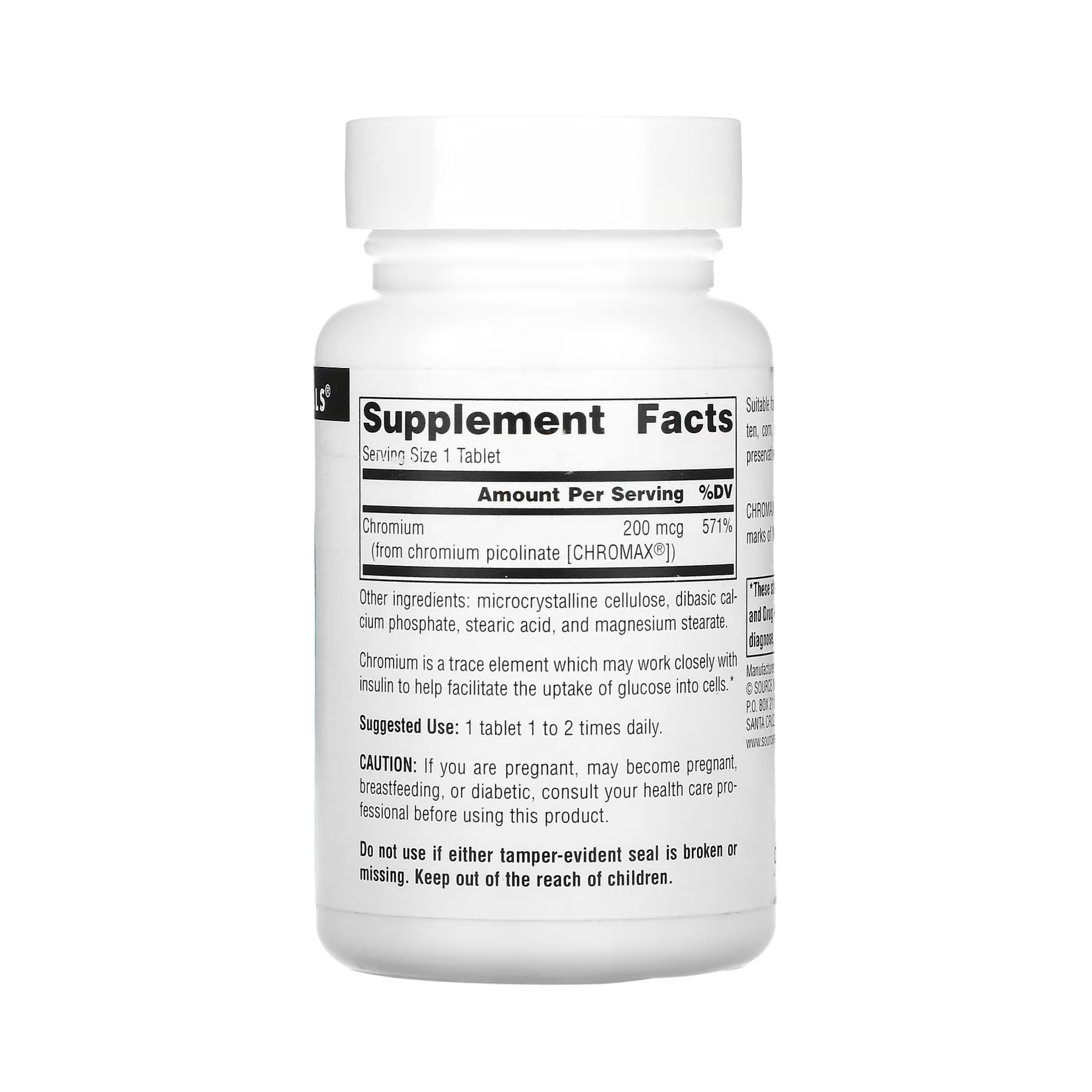 Source Naturals, Chromium Picolinate, 200 Mcg, 240 Tablets