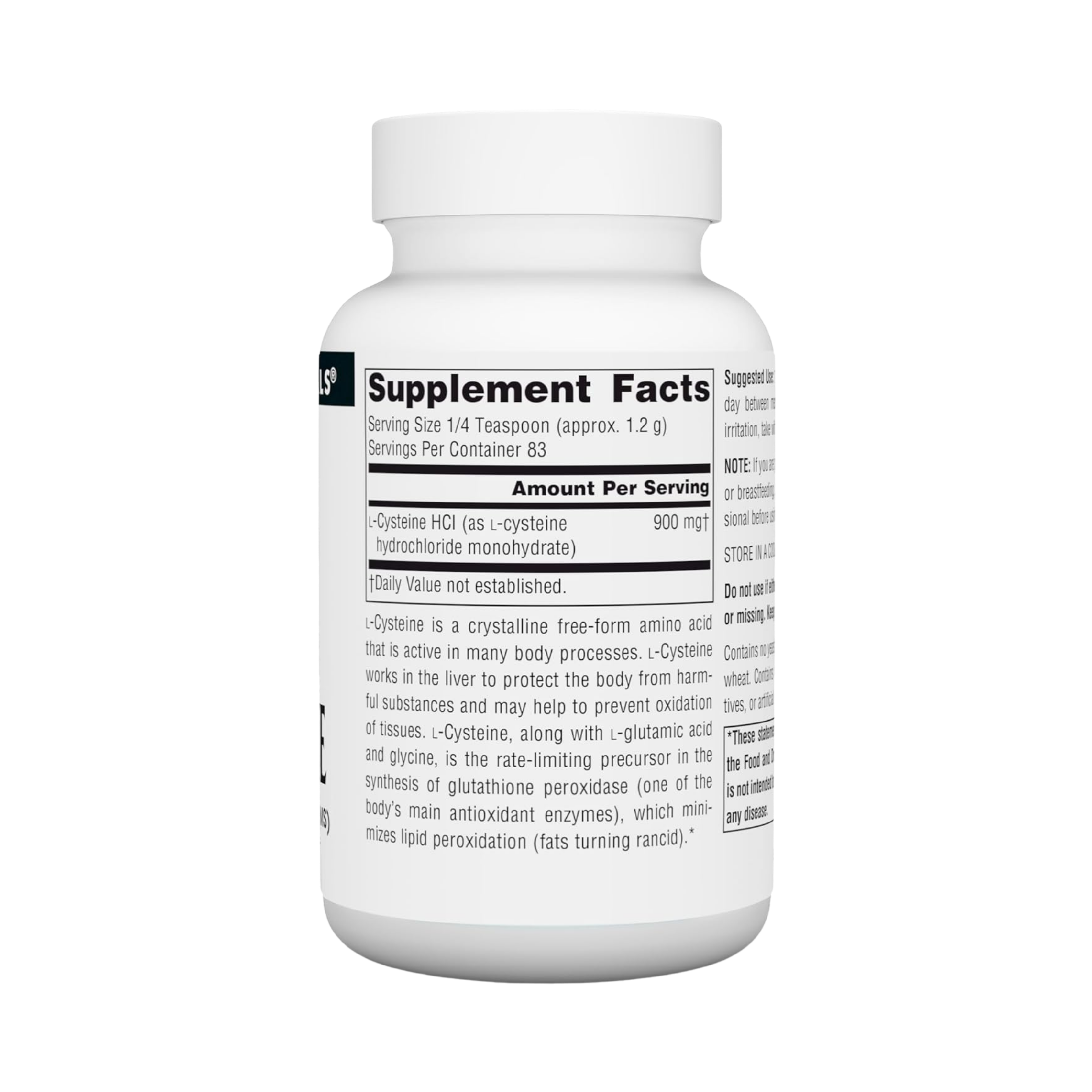 Source Natural, L-Cysteine, 3.53 Oz, Powder