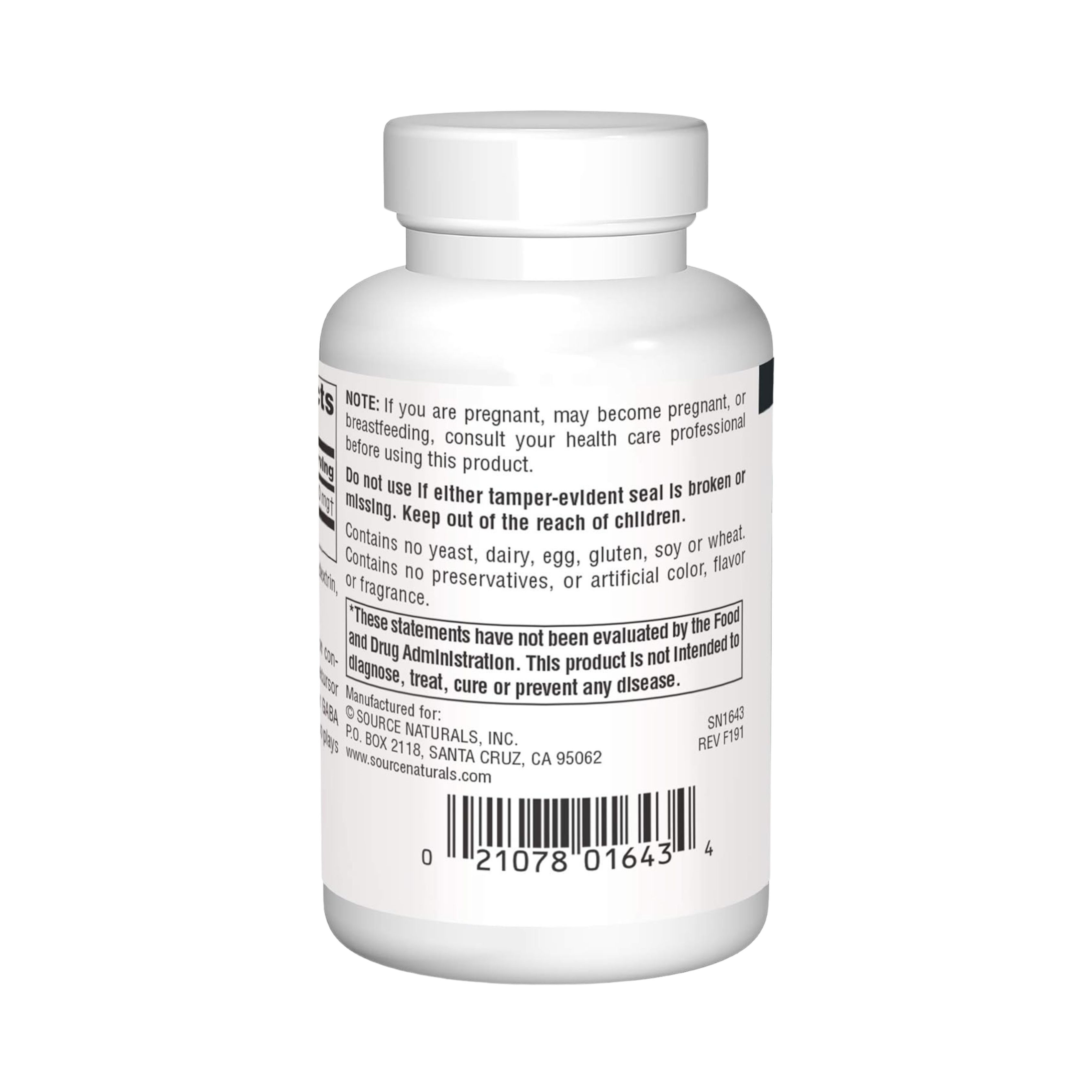 Source Naturals, L-Glutamine, 500 Mg, 50 Tablets