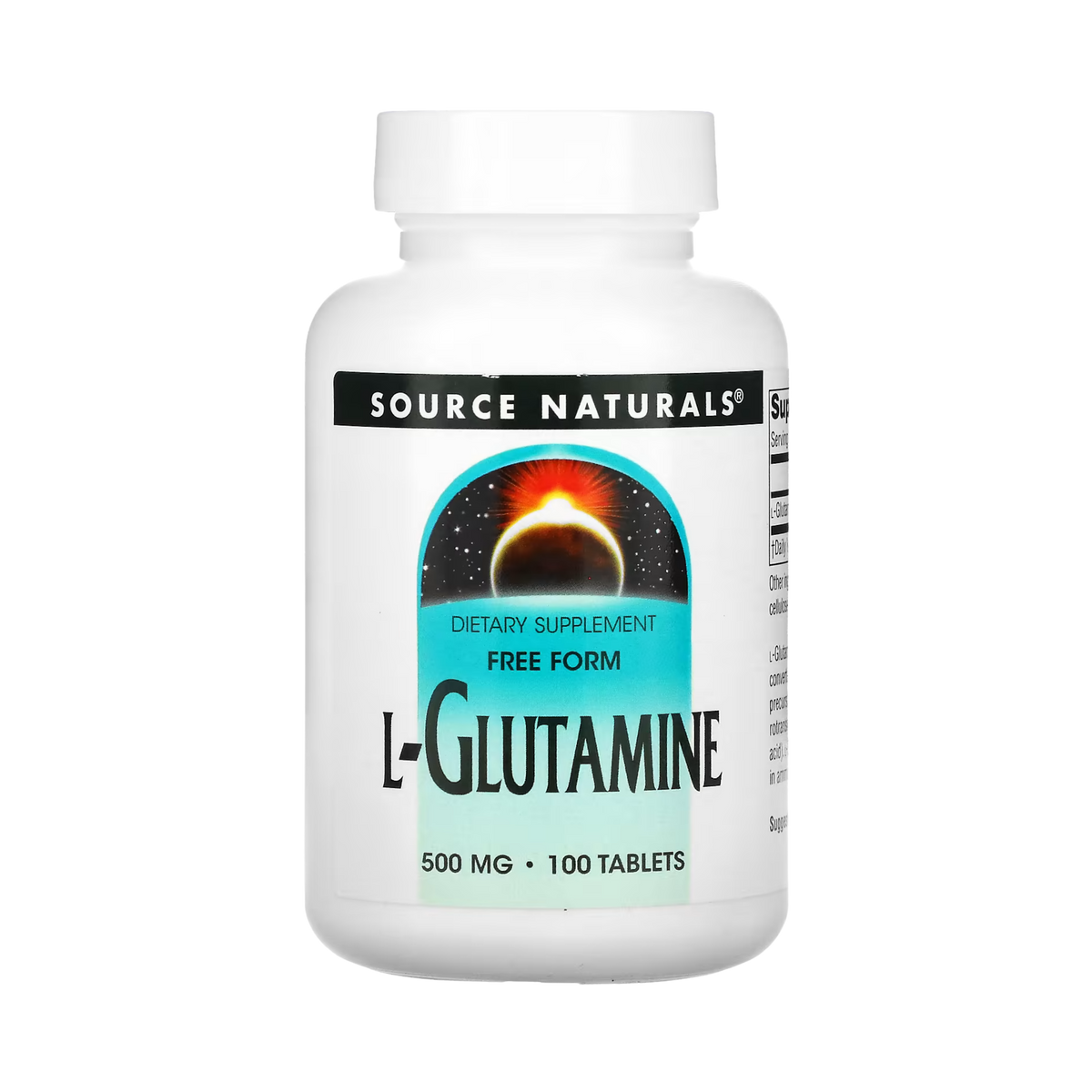 Source Naturals, L-Glutamine, 500 Mg, 100 Tablets