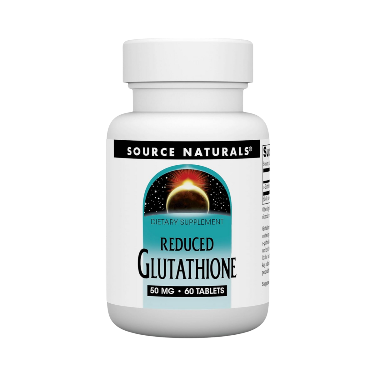 Source Naturals, Reduced Glutathione, 50 Mg, 60 Tablets