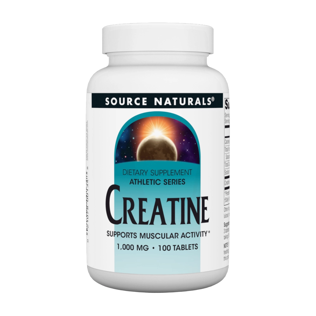 Source Naturals, Creatine, Athletic Series, 1000 Mg, 100 Tablets