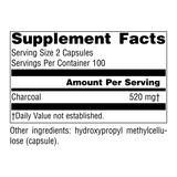 Source Naturals 100% Pure Activated Charcoal 260 Mg, 200 Capsules