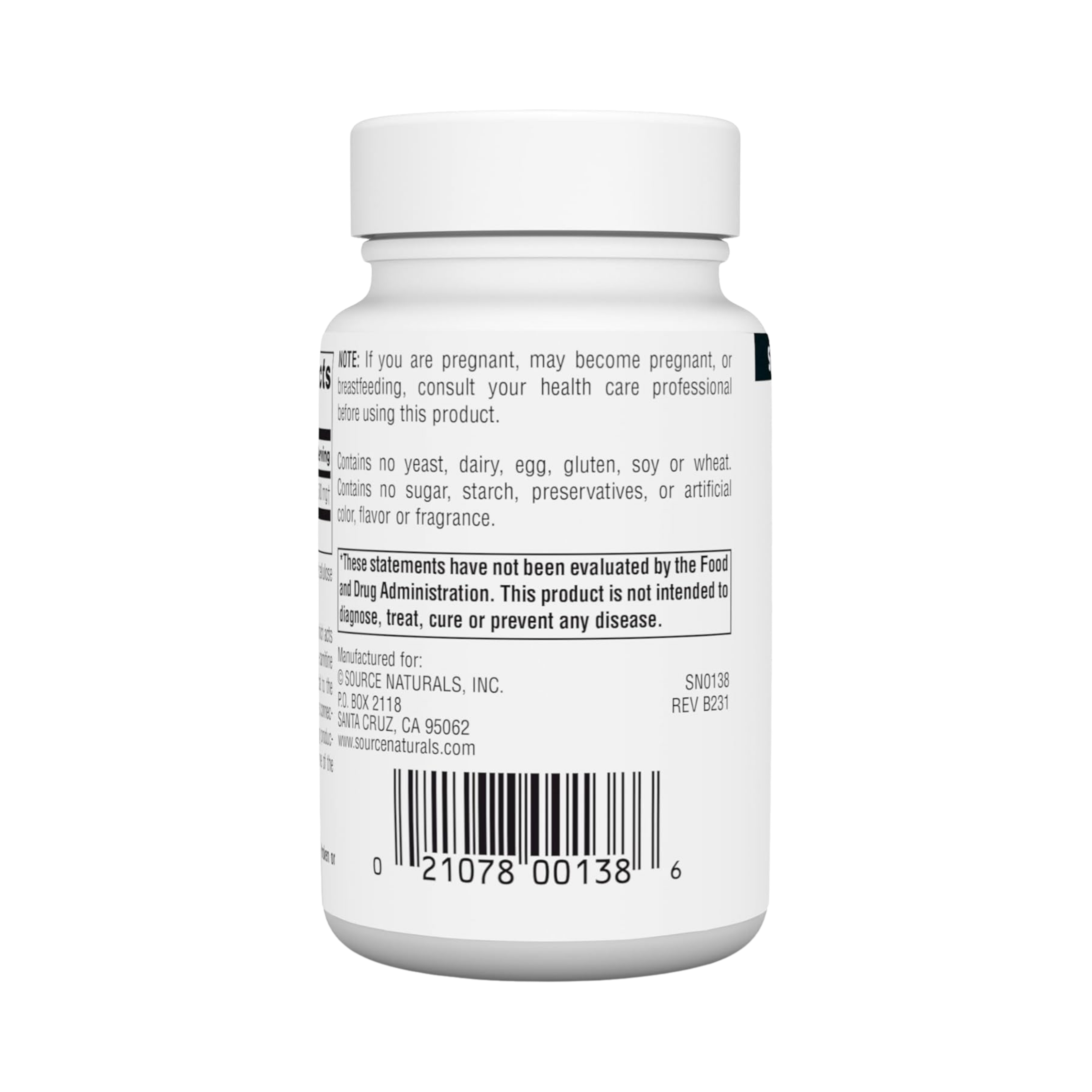 Source Naturals, L-Lysine, 500 Mg, 50 Tablets