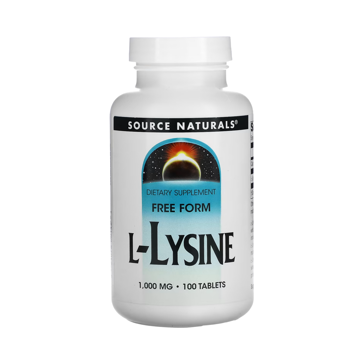 Source Naturals, L-Lysine, 1000 Mg, 100 Tablets