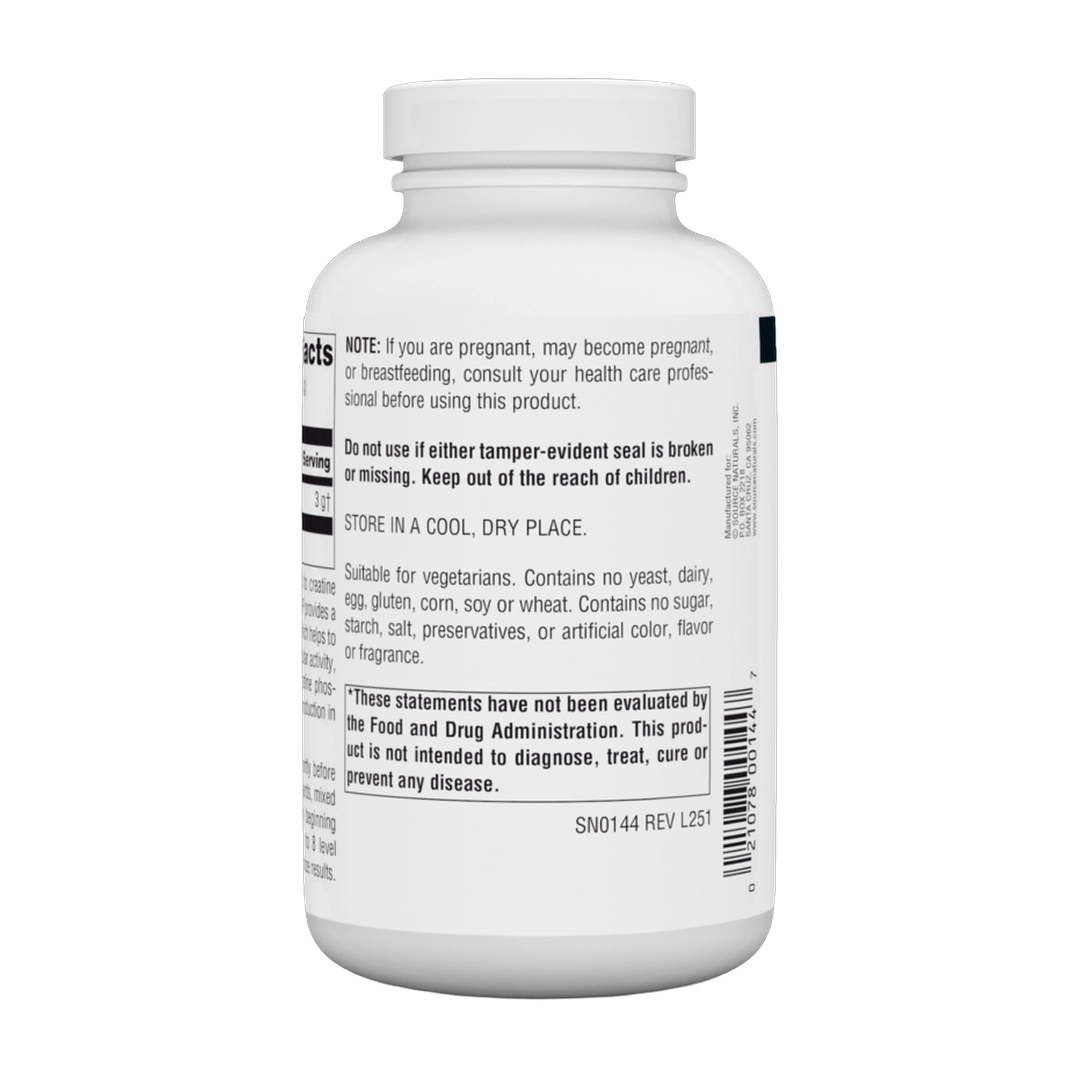 Source Naturals, Creatine, Athletic Series, 8 Oz