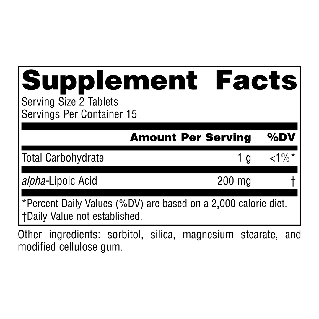 Source Naturals, Alpha Lipoic Acid, 100 Mg, 30 Tablets