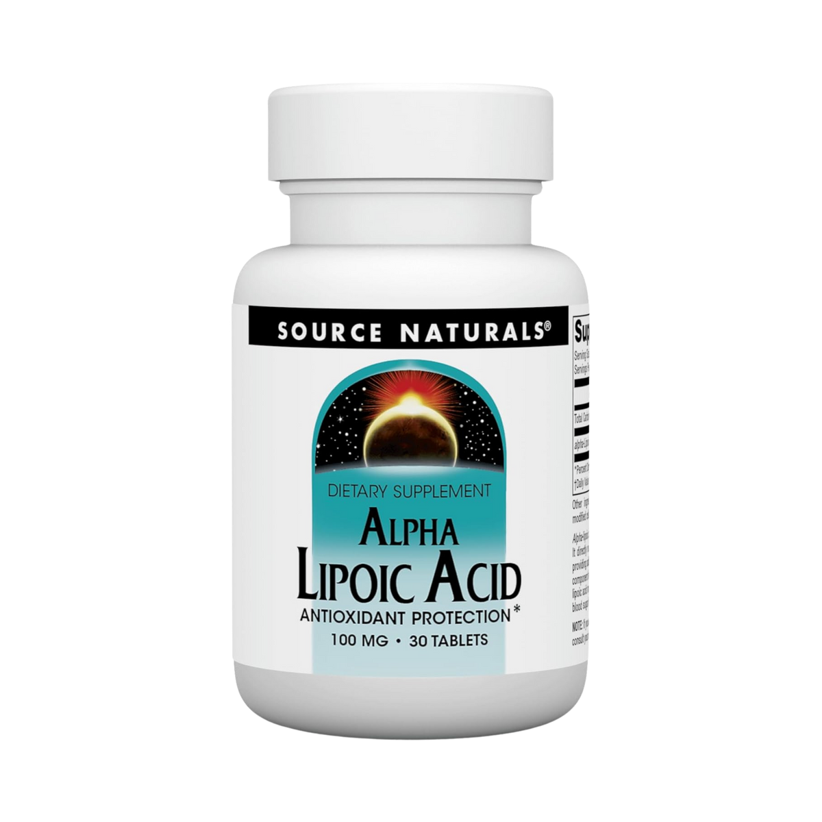Source Naturals, Alpha Lipoic Acid, 100 Mg, 30 Tablets