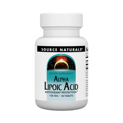 Source Naturals, Alpha Lipoic Acid, 100 Mg, 30 Tablets