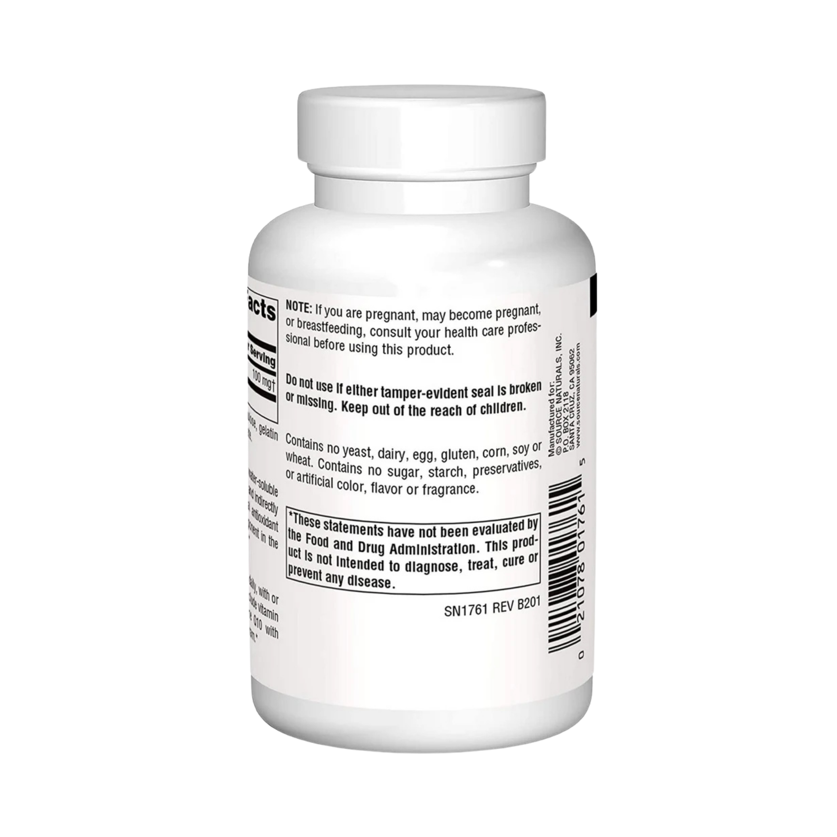 Source Naturals, Alpha Lipoic Acid, 100 Mg, 60 Tablets