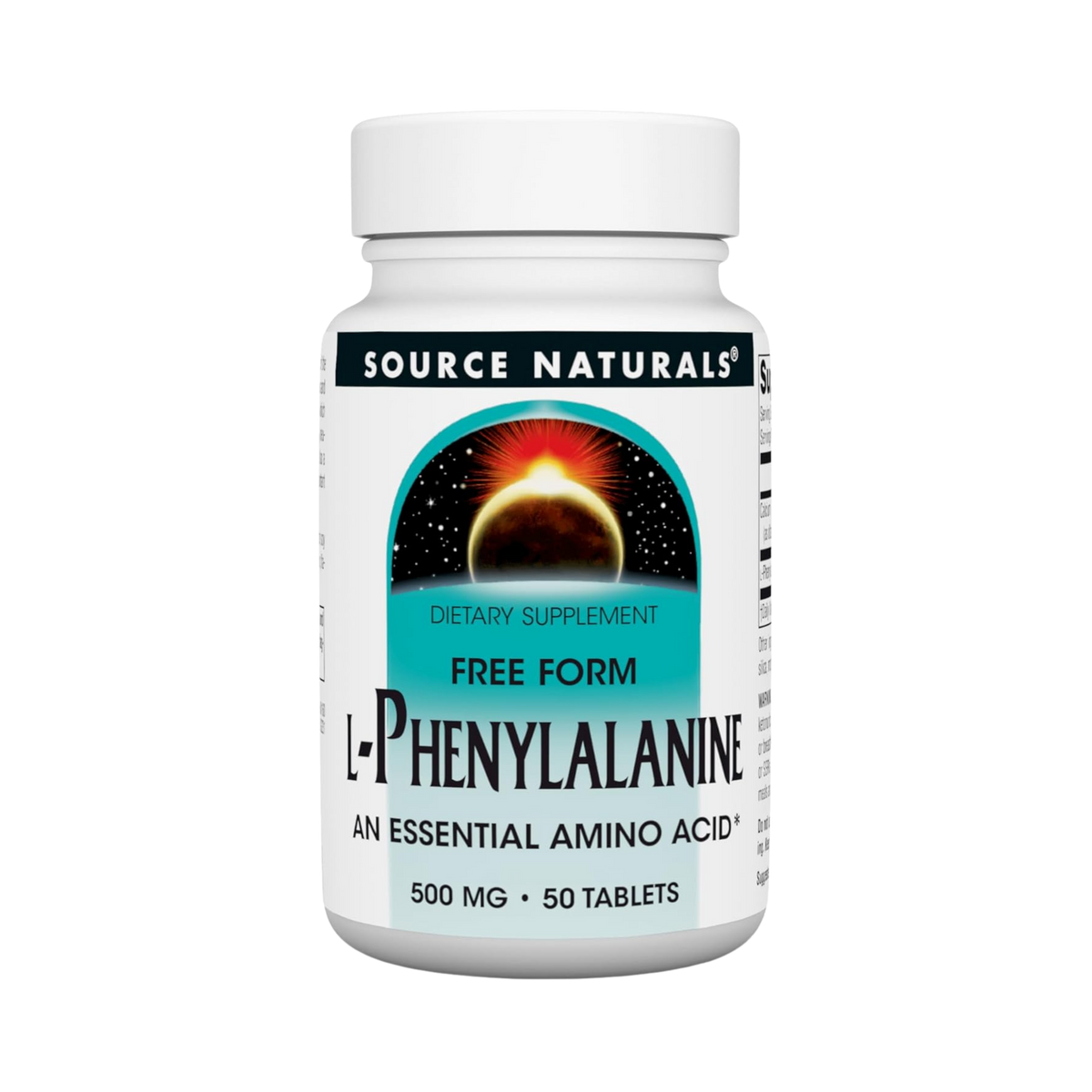 Source Naturals, L-Phenylalanine, 50 Tablets
