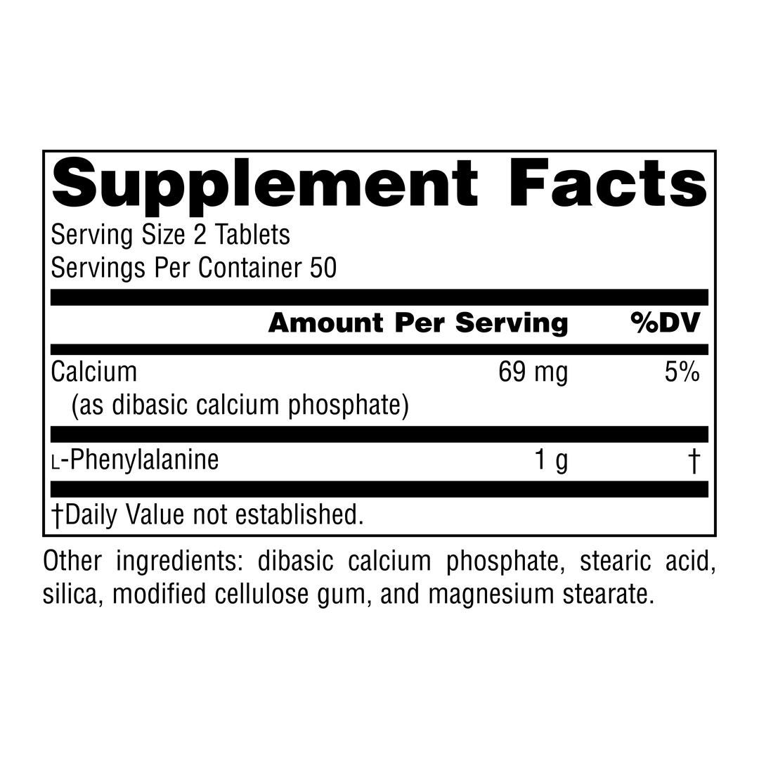 Source Naturals, L-Phenylalanine, 100 Tablets