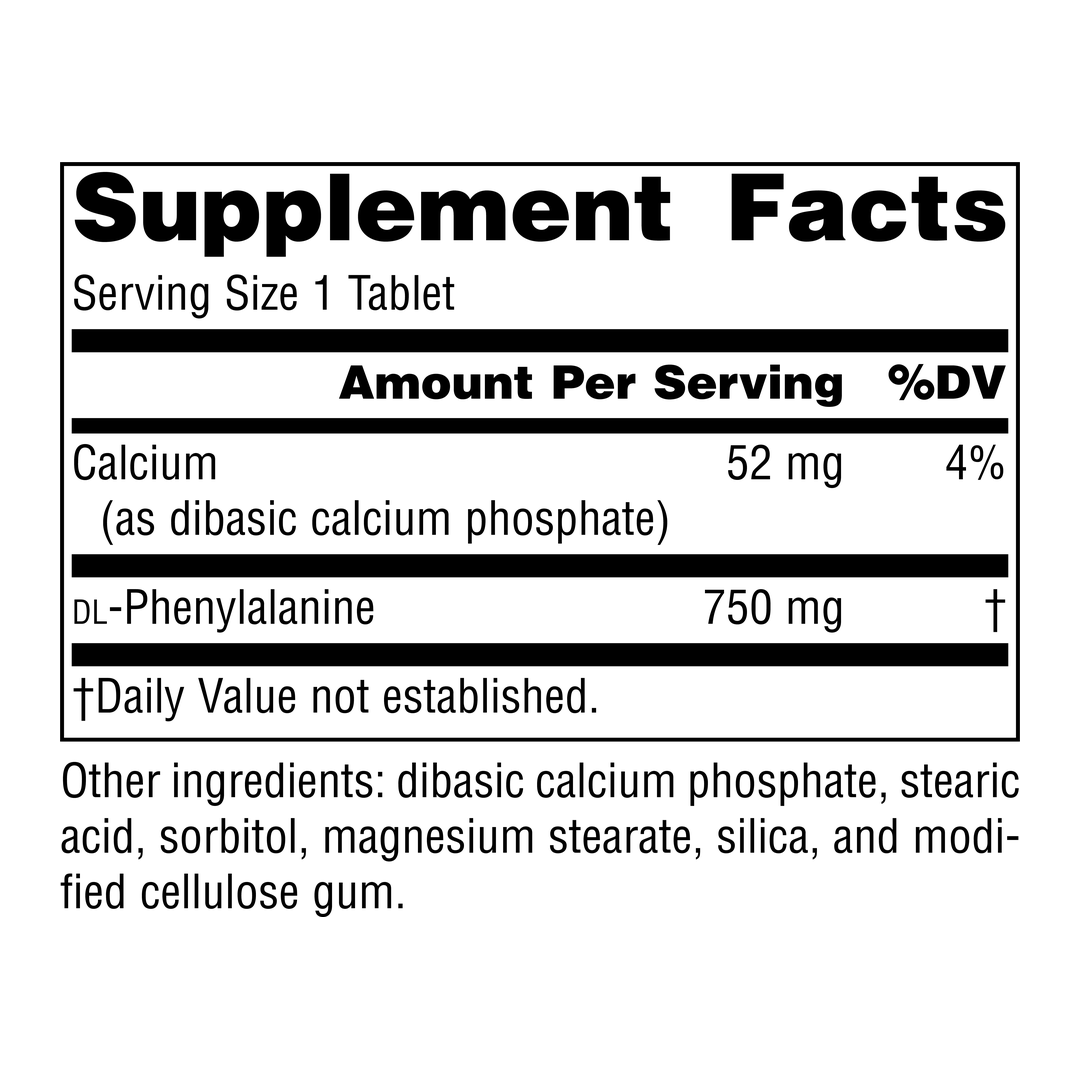 Source Naturals, DLPA, 750 Mg, 30 Tablets