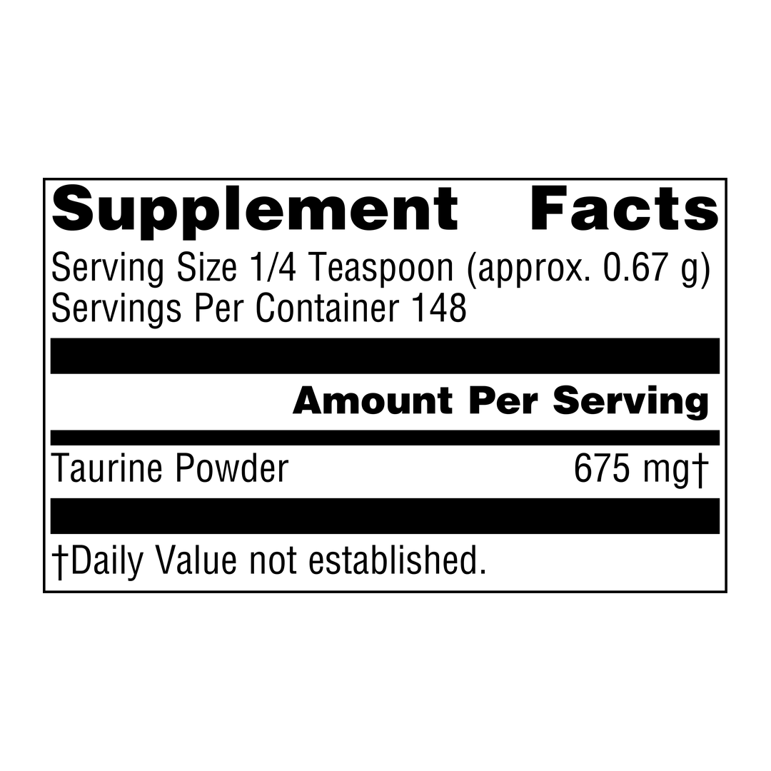 Source Naturals, Taurine Powder, 3.5 Oz