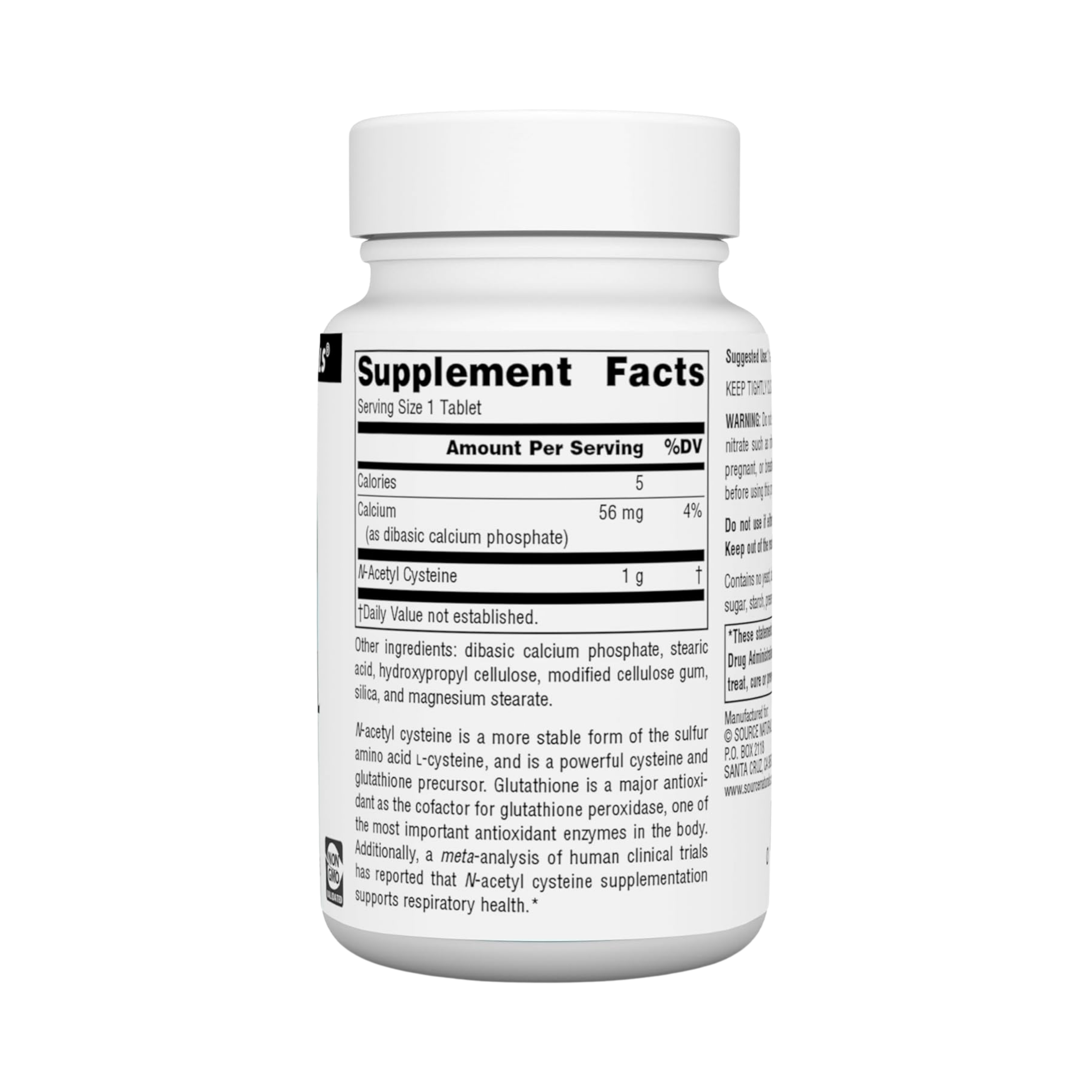Source Naturals, N-Acetyl Cysteine, 1000 Mg, 30 Tablets