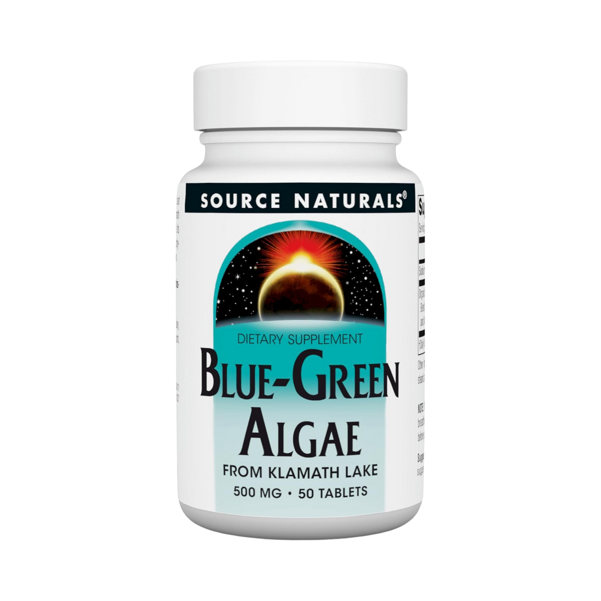 Source Naturals, Blue-Green Algae, 500 Mg, 50 Tablets