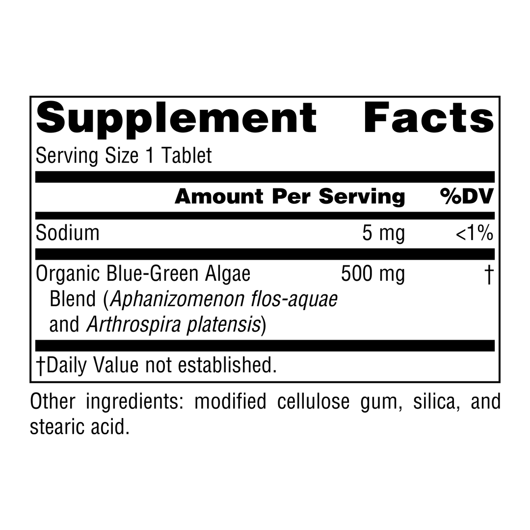 Source Naturals, Blue-Green Algae, 500 Mg, 200 Tablets