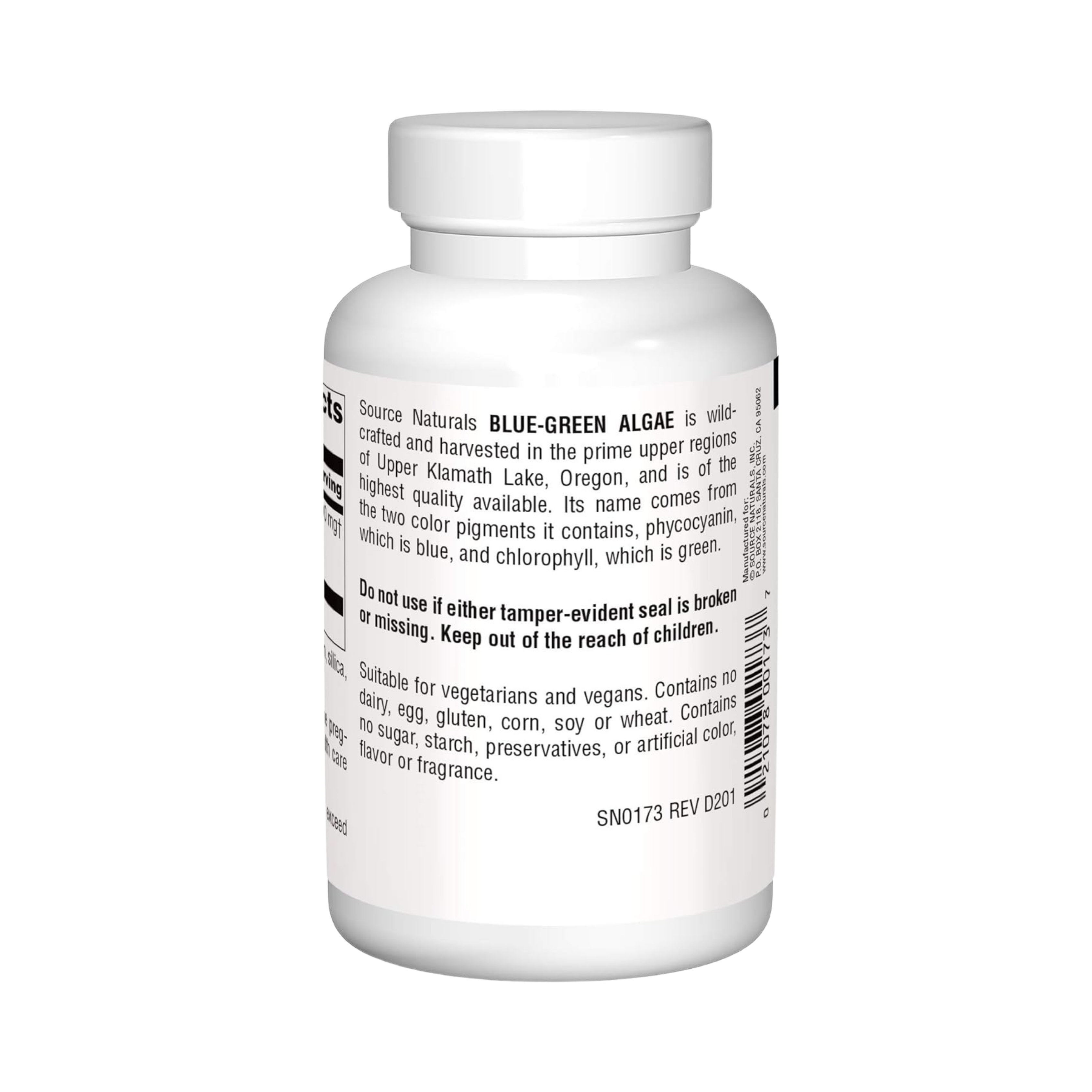 Source Naturals, Blue-Green Algae, 500 Mg, 200 Tablets