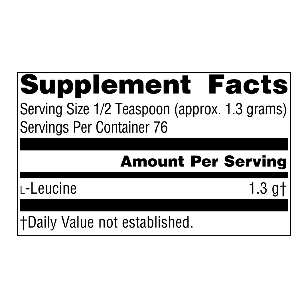 Source Naturals, L-Leucine, 3.53 Oz